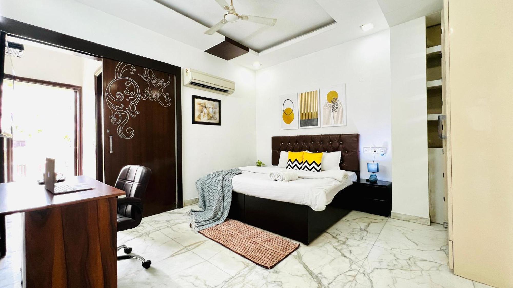 Olive Service Apartments - Greater Kailash New Delhi Rum bild