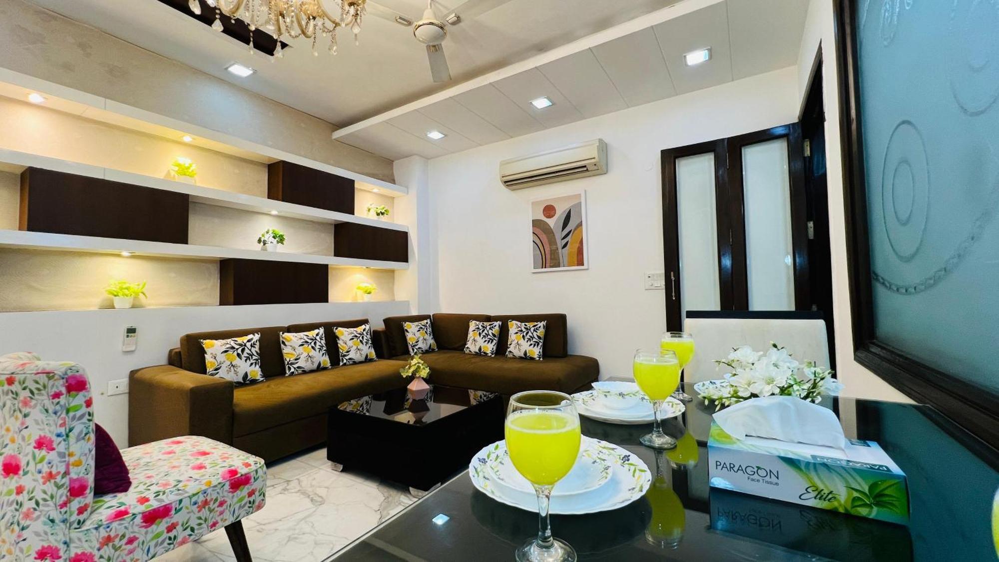 Olive Service Apartments - Greater Kailash New Delhi Exteriör bild