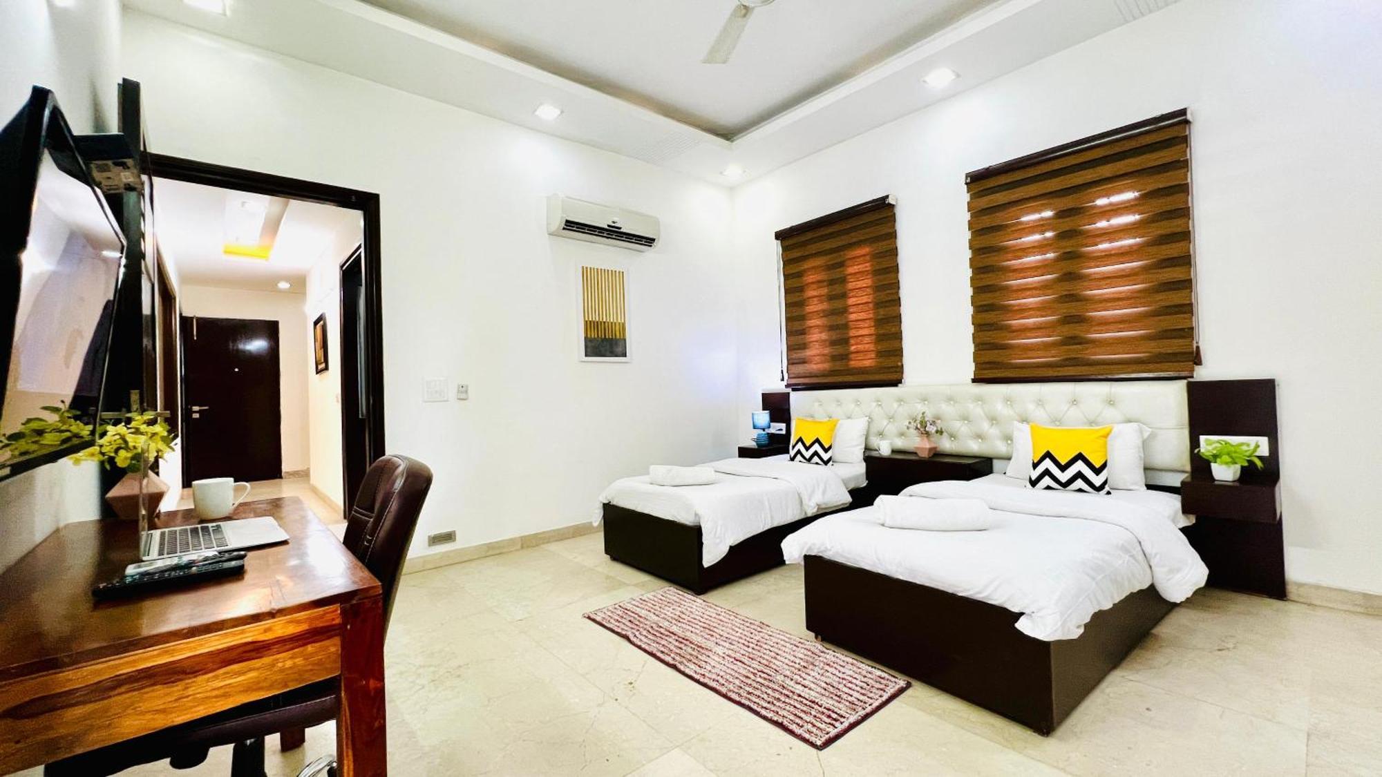 Olive Service Apartments - Greater Kailash New Delhi Rum bild